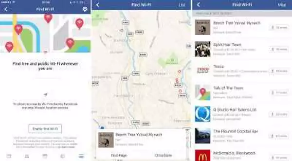 Facebook Wi-Fi Discovery Let